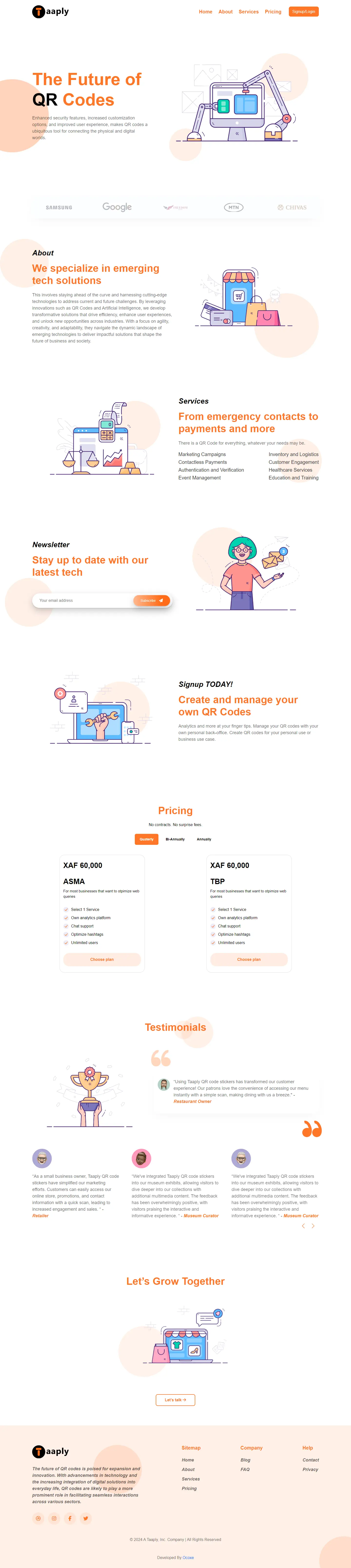 Taaply - The Future of QR Codes